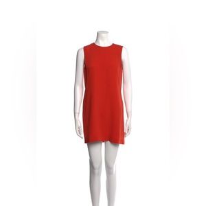 Vince Silk Georgette Crepe Sleeveless Crewneck
Mini Shift Dress SZ 12